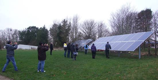 Hanstholm Asylum Centre visit Nordic Folkecenter for Renewable Energy