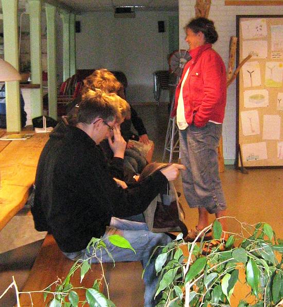 Krabbeshus school visit the Nordic Folkecenter for Renewable Energy