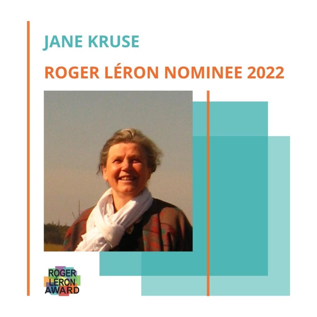 Jane Kruse nominated for the Roger Leron Award 2022