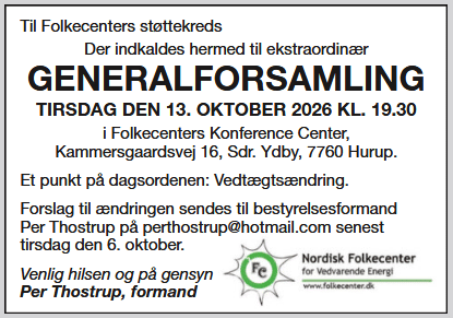 General Assembly 13.10.2026